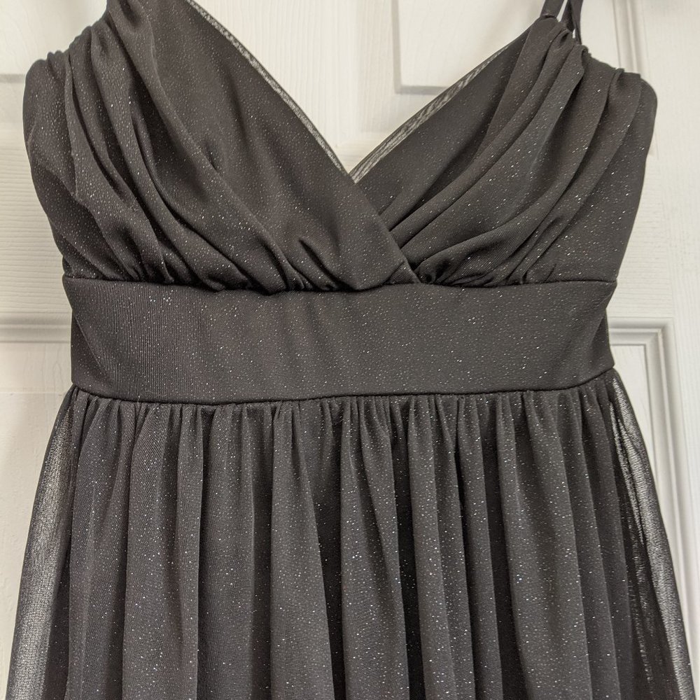 Jessica size 6 Black sparkle dress